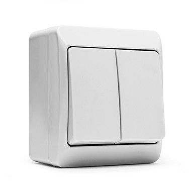 5103 | Doble interruptor de superficie estanco 10A IP54