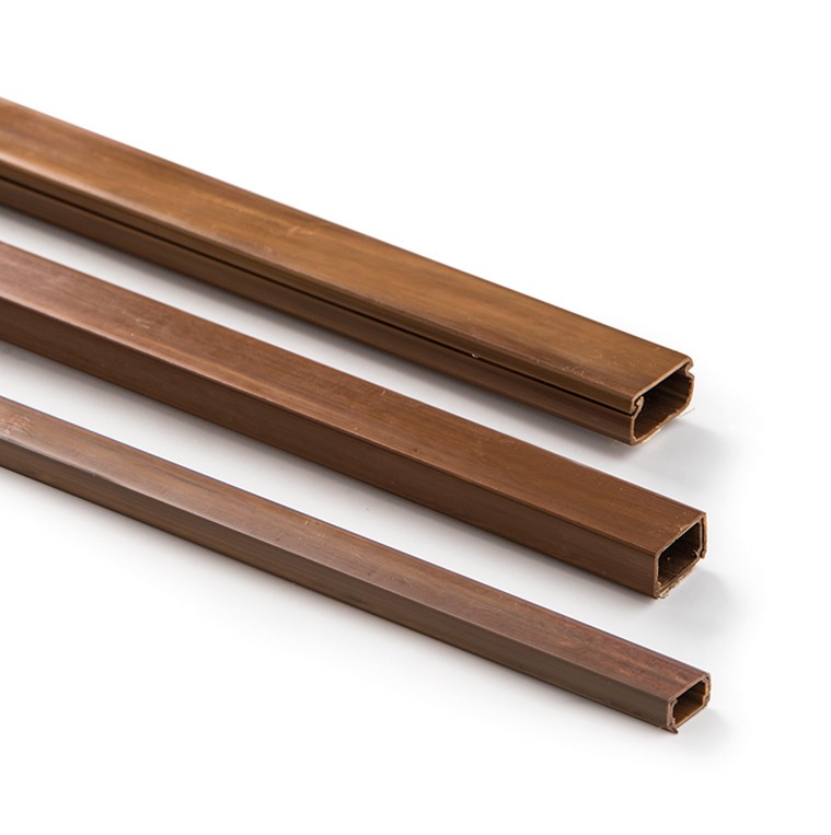 71629A | Minicanal adhesiva 10x20mm,efecto madera, 2 m.