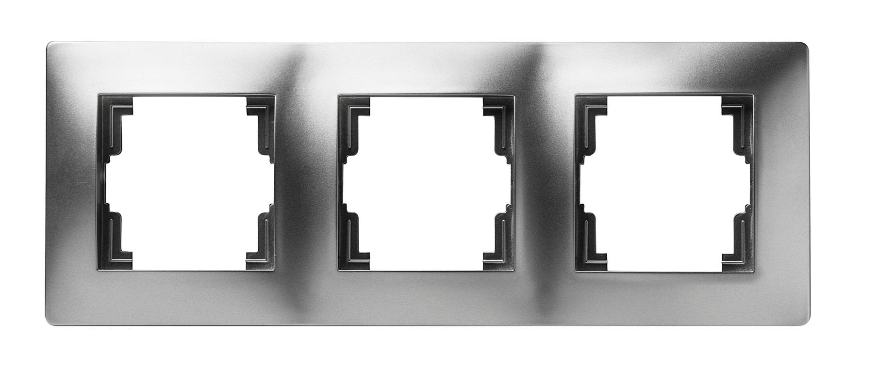 9221 | Marco triple de empotrar Aluminio