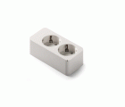 9/402 | Base múltiple 2 Tomas 2P+T 16A 250V