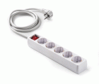 9/805 | Base 5 tomas 16A con toma de tierra e interruptor y 3m de cable