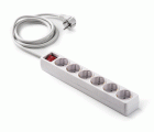 9/806 | Base 6 tomas 16A con toma de tierra e interruptor y 3m de cable