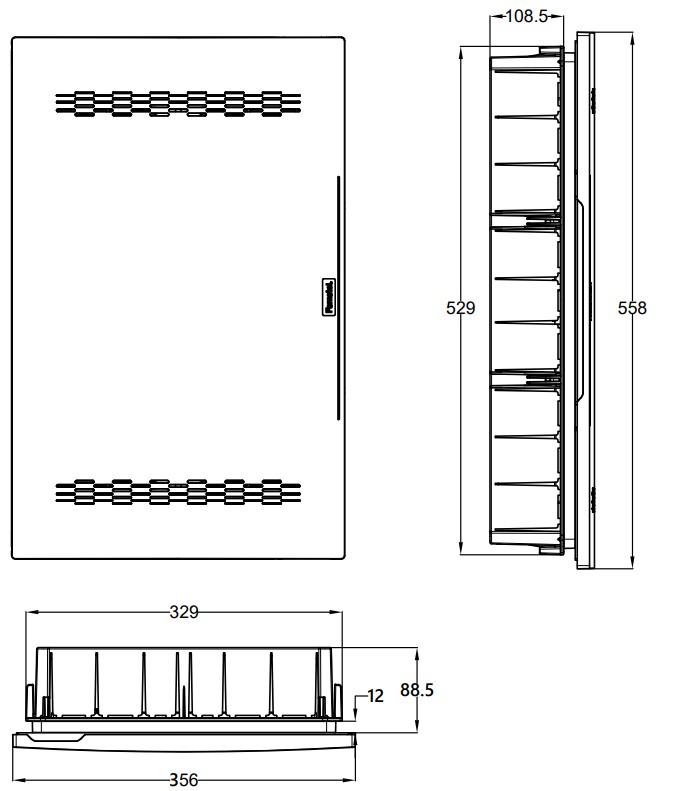 32442-F | Astra. Conjunto armario 42 módulos + ICT tabiquería hueca