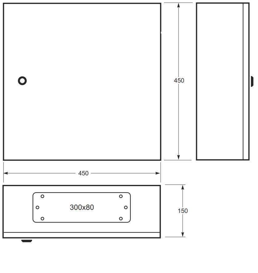 3235 | Armario ICT secundario de superficie IP33