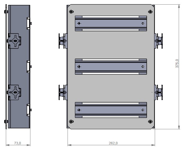 KC-49134 | kit carril DIN para armario 49134