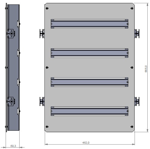 KC-49157 | kit carril DIN 49157