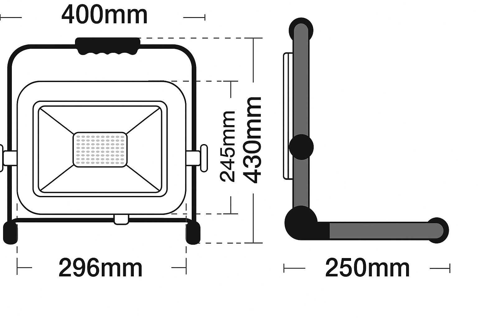 RSH44 | Proyector led obra