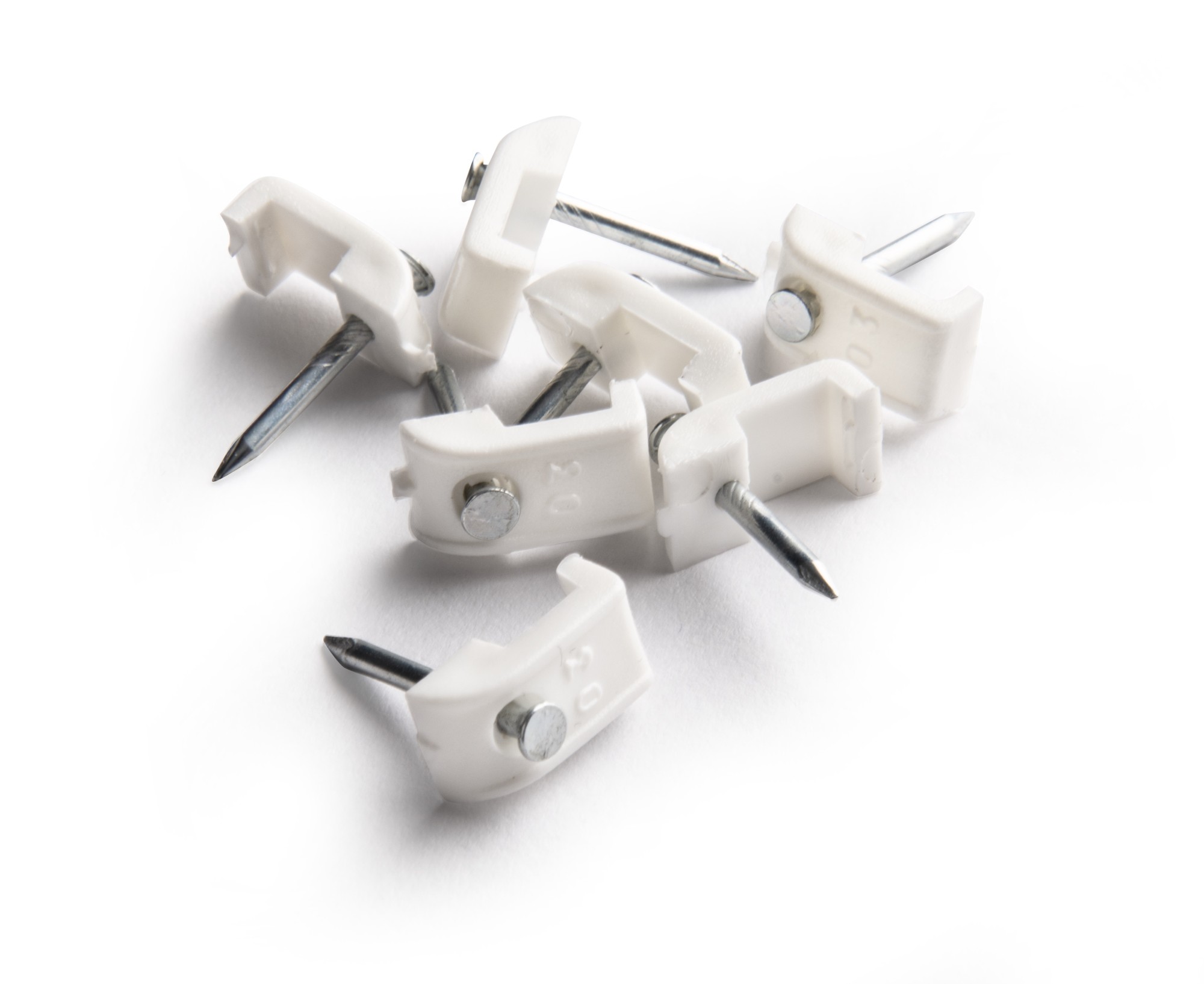 GP-03 | Grapa cable plano 2x1 50 Uds.