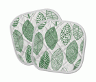 Agarradores cocina 20x20 cm. / hojas