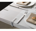Pinza sujeta-mantel metálica / acero inox.