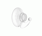 Colgador ventosa Ø 33 mm. / transparente