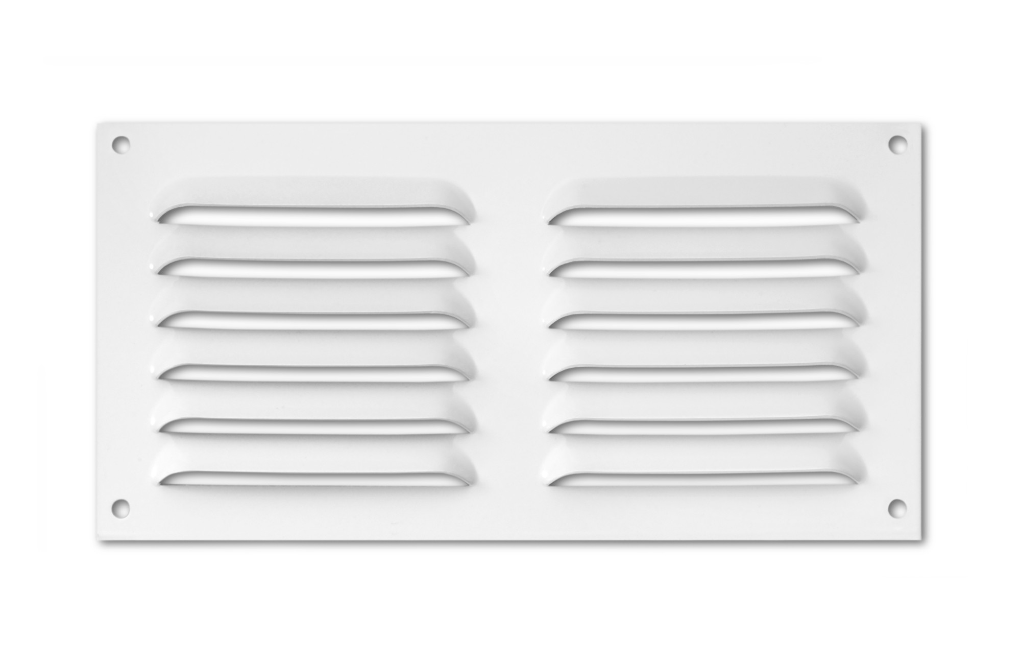 Rejilla  aluminio 100x200 mm / blanco