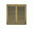 Rejilla  aluminio 200x200 mm / bronce