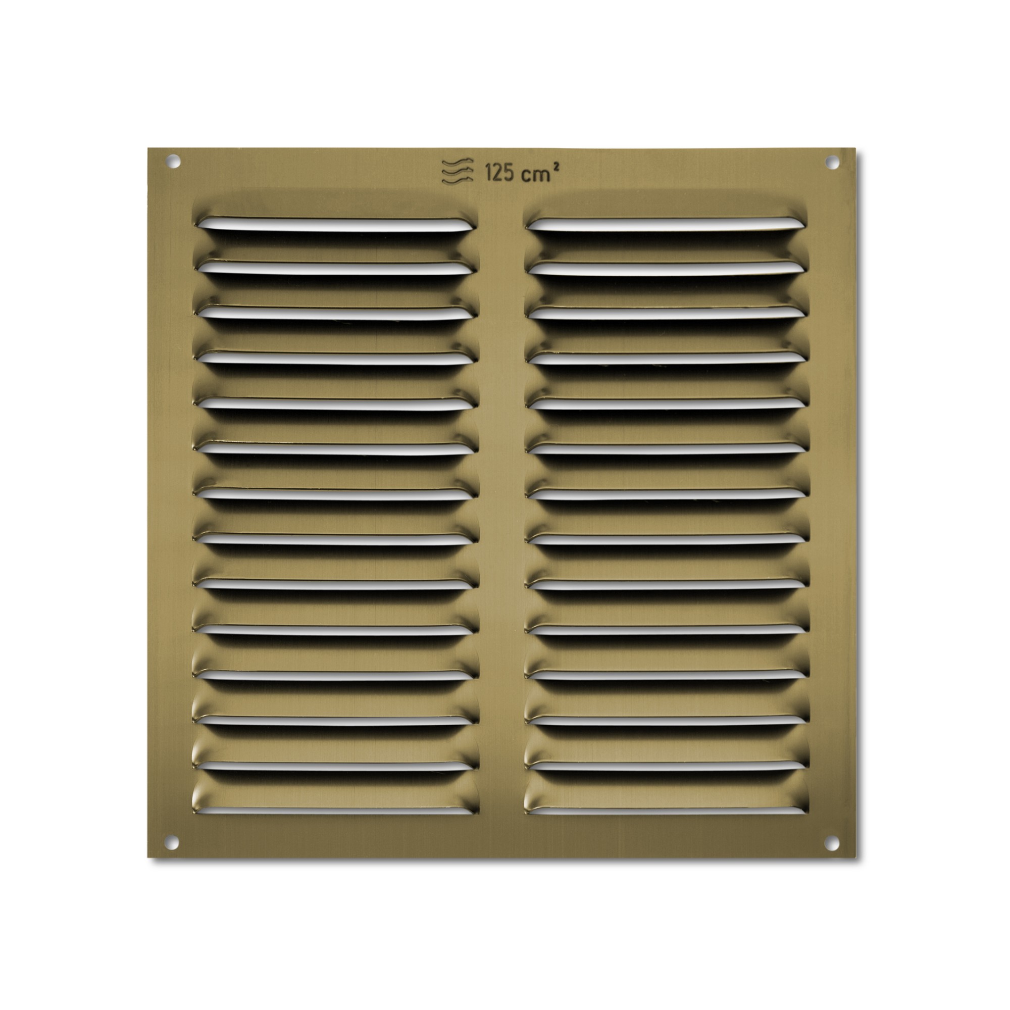 Rejilla  aluminio 200x200 mm / bronce