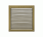 Rejilla  aluminio 170x170 mm / bronce
