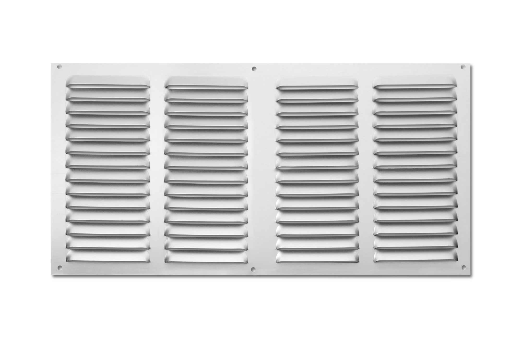 Rejilla  aluminio 200x400 mm / plata