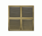 Rejilla  aluminio 300x300 mm / bronce