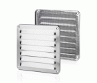 Mod.1259 Rejilla aluminio 150x150 marco y mosquitera