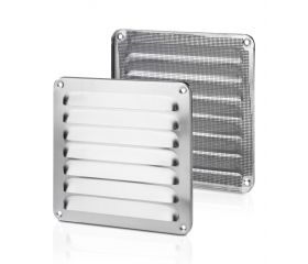 Mod.1259 Rejilla aluminio 150x150 marco y mosquitera