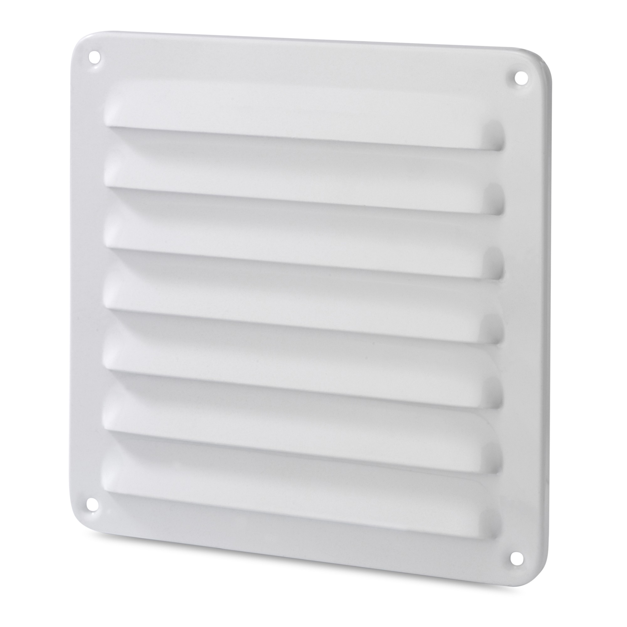 Rejilla aluminio 150x150 marco y mosquitera / blanco