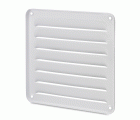 Rejilla aluminio 150x150 mm con marco / blanco