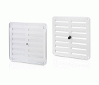 Rejilla aluminio regulable 170x170 mm / blanco