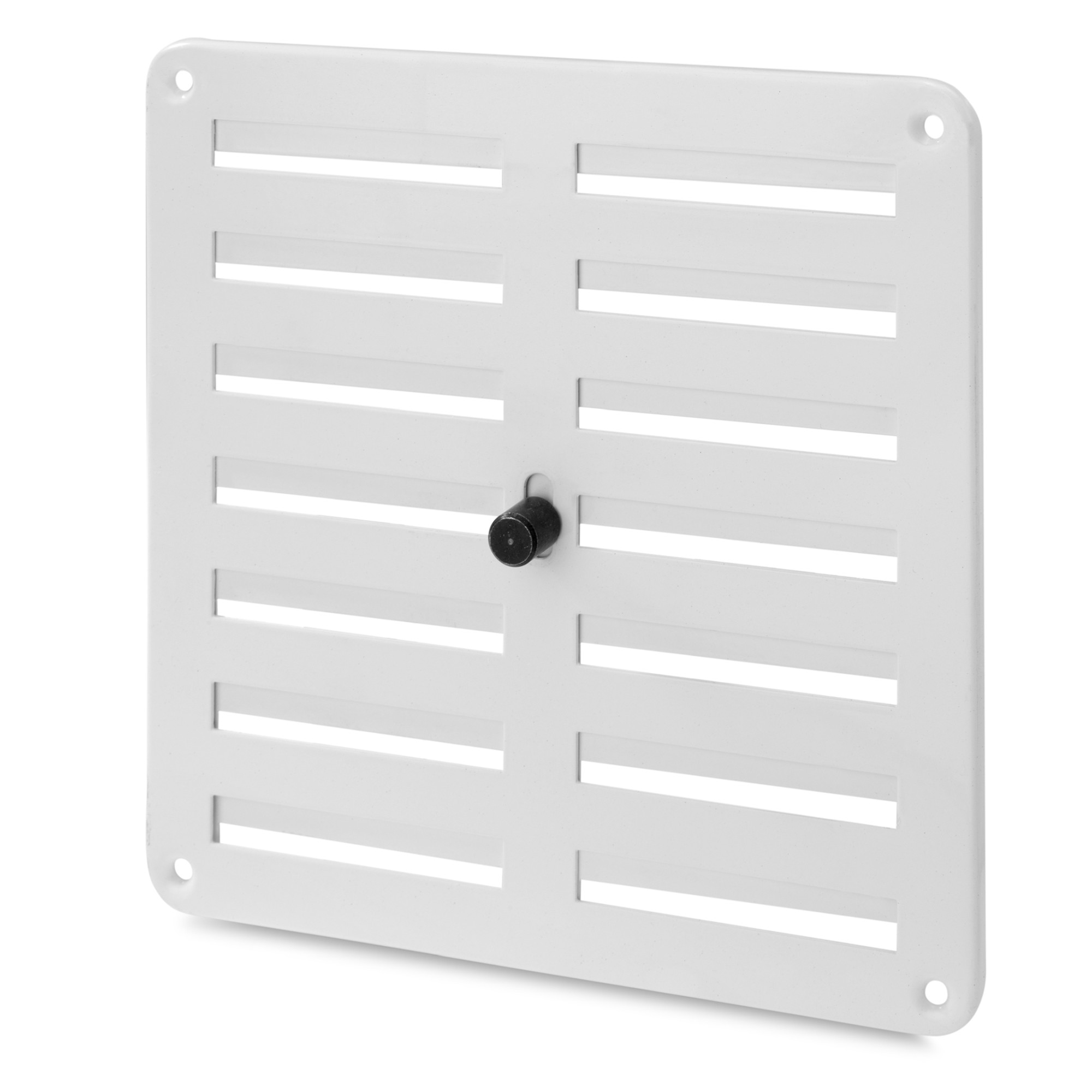 Rejilla aluminio regulable 170x170 mm / blanco