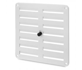 Rejilla aluminio regulable 170x170 mm / blanco