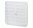 Rejilla aluminio regulable 170x170 mm / blanco