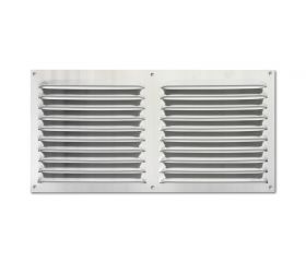 Mod.1277 Rejilla aluminio 150x300 mm con mosquitera