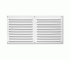 Rejilla aluminio 150x300 mm con mosquitera / blanco