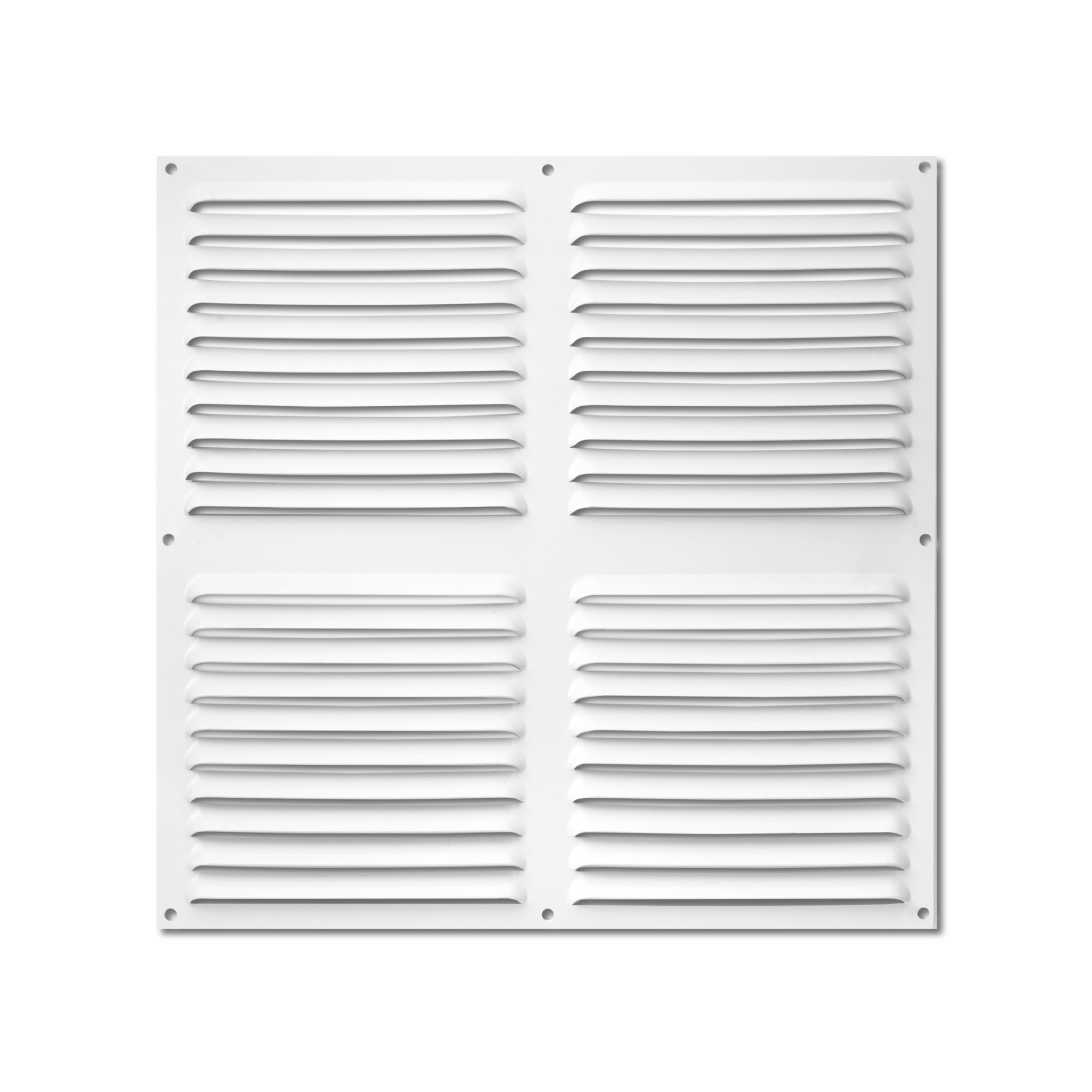 Rejilla aluminio300x300 mm con mosquitera / blanco