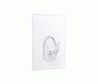 Mod.1291 Colgador adherente reutilizable base 80x62 mm.