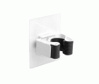 Colgador removible para escobas / blanco