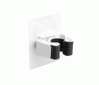 Colgador removible para escobas / blanco