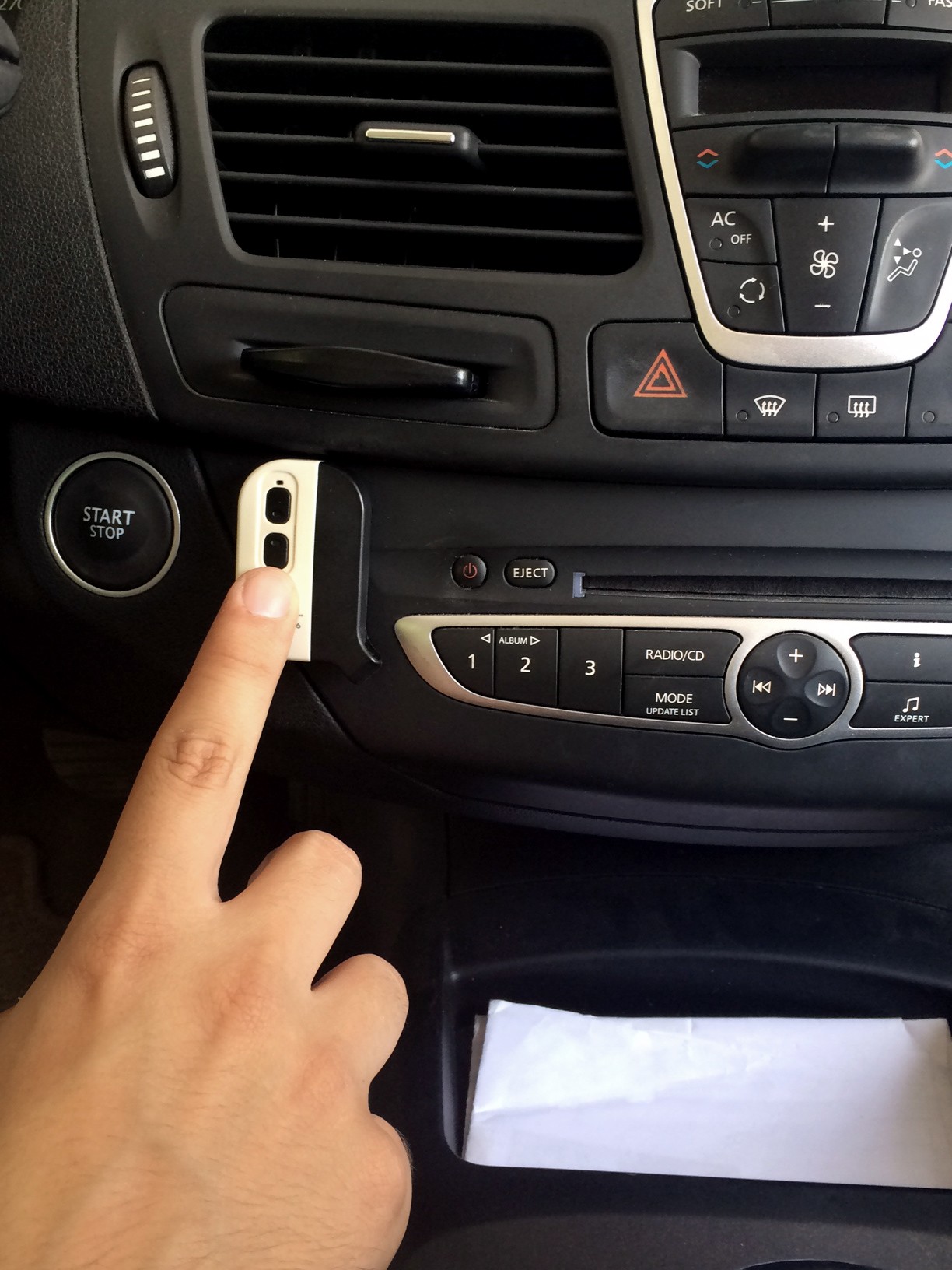 Placa de gel adherente reutilizable 80x60 mm. / transparente