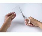 Placa de gel adherente reutilizable 80x60 mm. / transparente