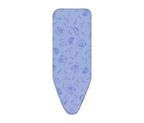 Funda plancha METAL PLUS 130x48 cm. / pictos azules