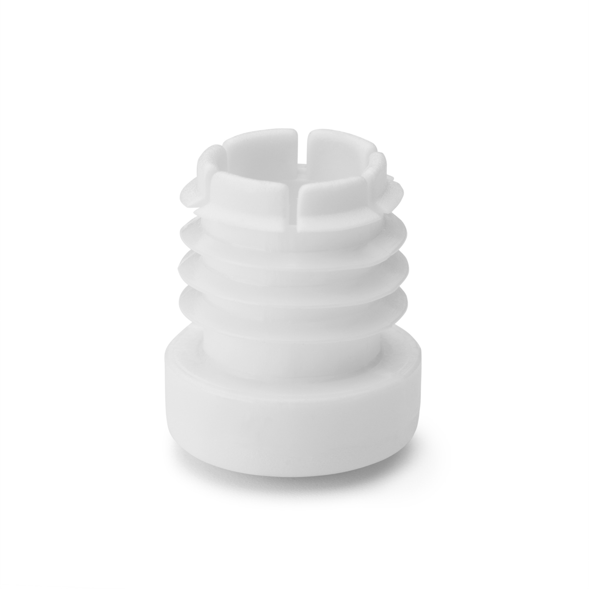 Contera redonda interior Ø 18 mm / blanco