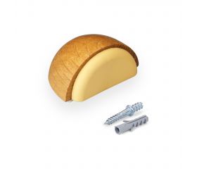 Tope adhesivo y con tornillo / roble