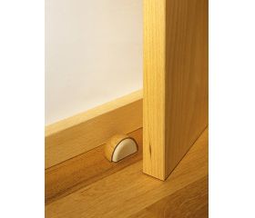 Tope adhesivo y con tornillo / roble