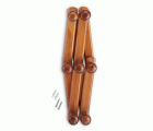 Colgador madera extensible / avellana