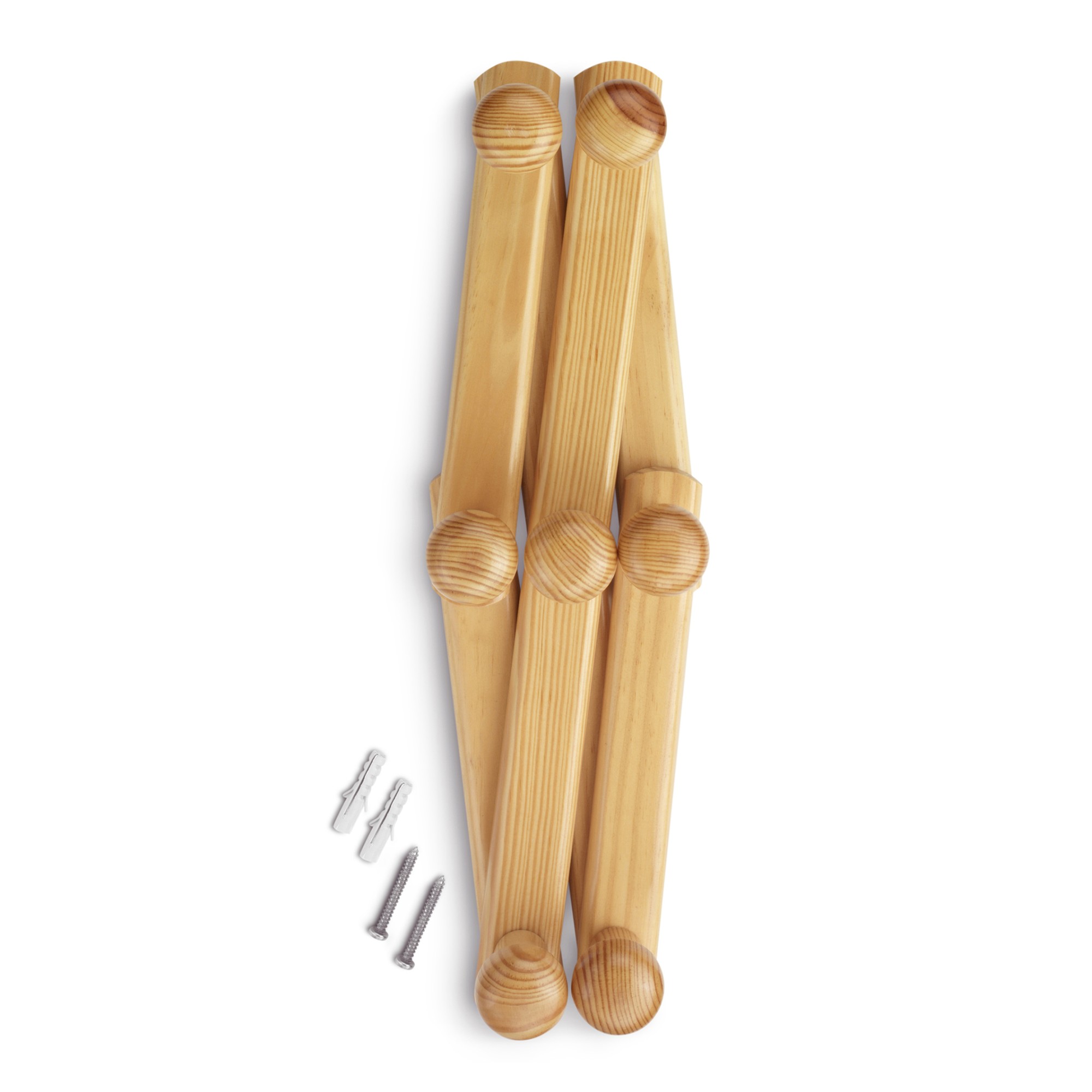 Colgador madera extensible / natural