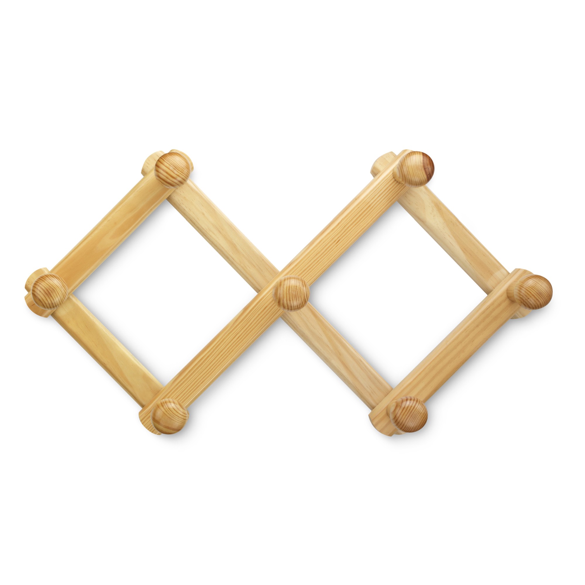 Colgador madera extensible / natural