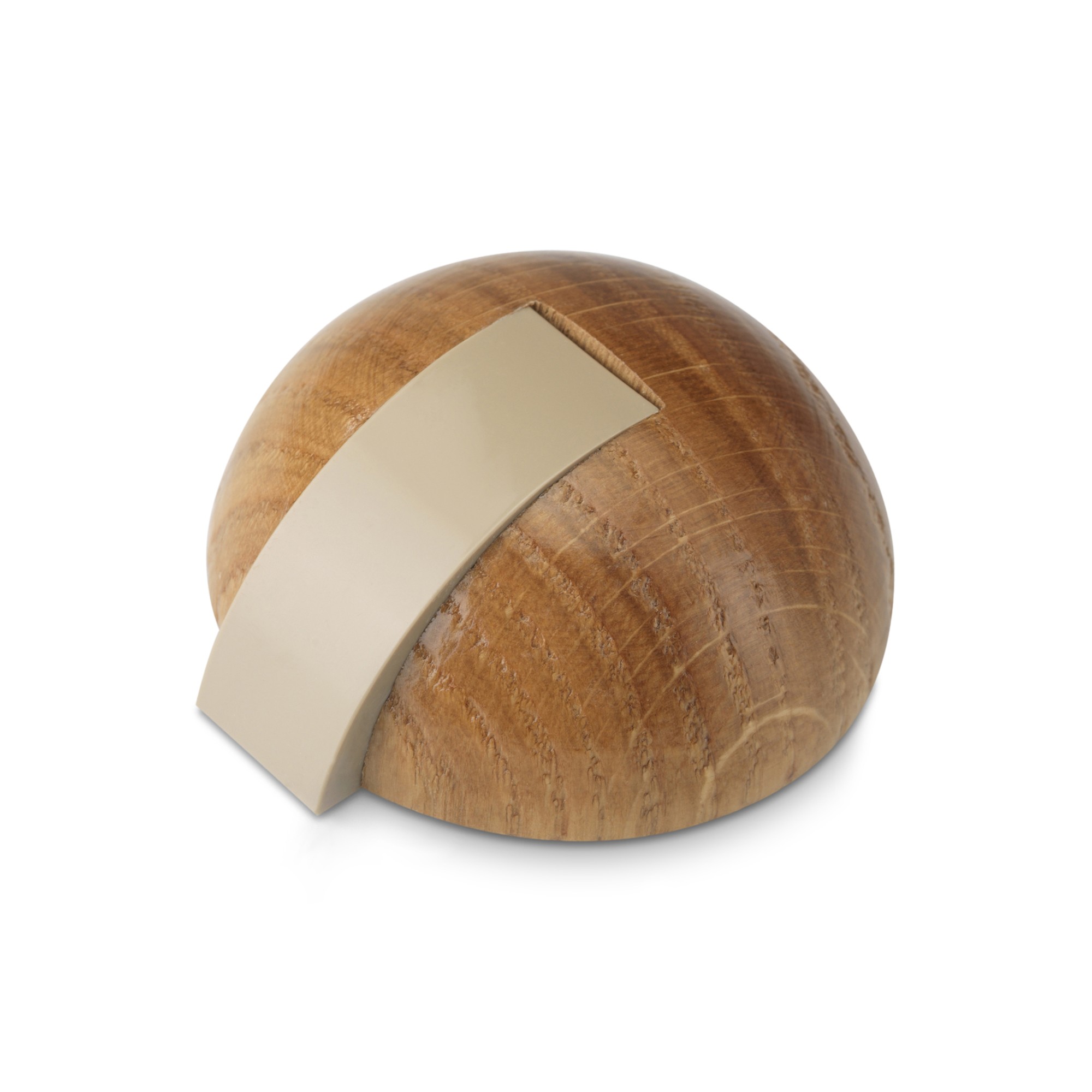 Tope semiesferico adhesivo / roble