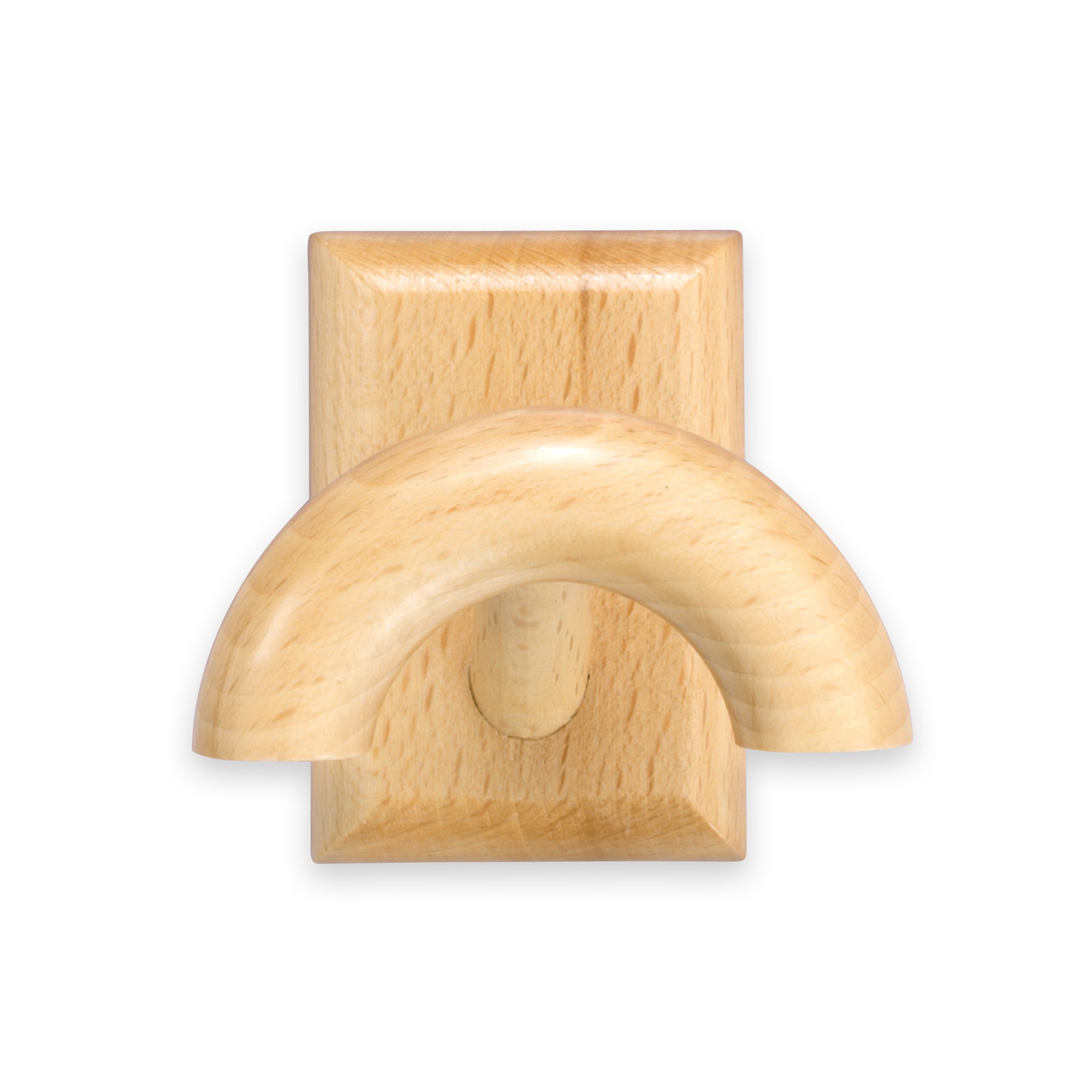 Colgador adhesivo madera / haya