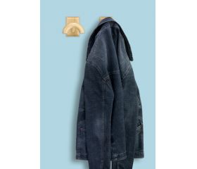 Colgador adhesivo madera / sapelly