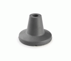 Contera exterior goma Ø 19mm. con base ancha para muletas / gris