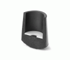 Contera exterior goma Ø 25mm. para andadores / negro