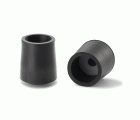 Contera exterior goma Ø 25mm. para andadores / negro